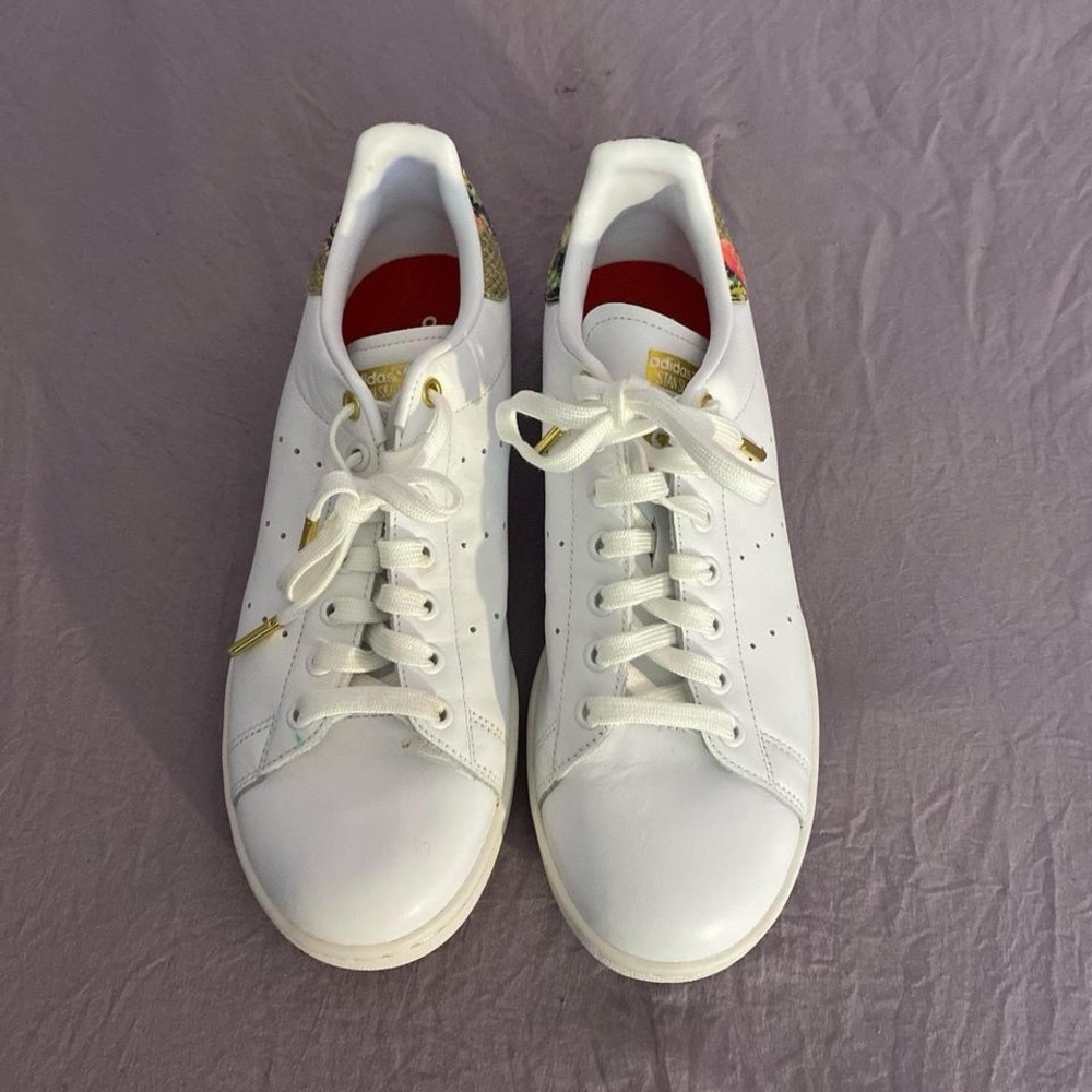 White Adidas size 10